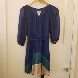 Blue and Green dress